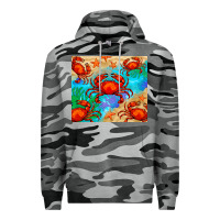 Slate Camo crab Premium Hoodie - BarkalooDesign