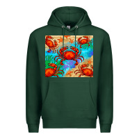 Sports Green crab Premium Hoodie - BarkalooDesign