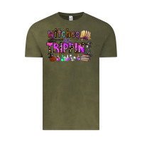Vintage Olive witches be trippin Vintage Tee - CowhideDigitalArt
