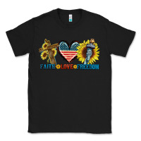 Black Fatih love freedom Classic Tee - FaDigitalArtStudio