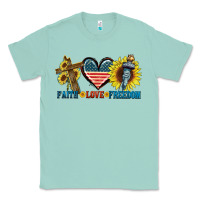 Seafoam Fatih love freedom Classic Tee - FaDigitalArtStudio