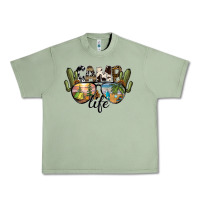 Oil Green camp life Urban Heavy Tee - SublimationCraftShop