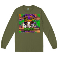 Army Green Spooky Heifer Long Sleeve Tee - Artiststas