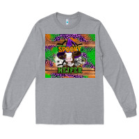 Heather Grey Spooky Heifer Long Sleeve Tee - Artiststas