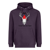 Plum I should have been faster Heavyweight Hoodie - Bettercallsaul
