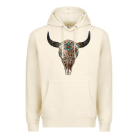 Tofu Leopard Bull Skull Premium Hoodie - Jasminsmagicworld