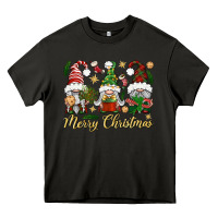 Asphalt Merry Christmas Gnomes Heavy Core Tee - BundleAndBundleShop