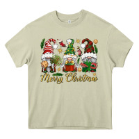 Mossy Merry Christmas Gnomes Heavy Core Tee - BundleAndBundleShop