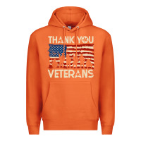 Carrot Thank You Veterans American Flag Patriotic Premium Hoodie - baoMotion
