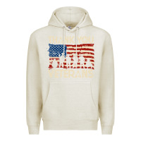 Oatmeal Heather Thank You Veterans American Flag Patriotic Premium Hoodie - baoMotion