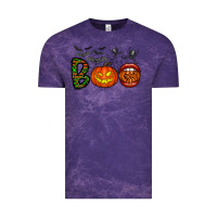 Cloud Purple boo halloween Vintage Tee - CowhideDigitalArt