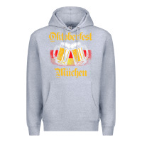 Heather Grey Oktoberfest Munich Premium Hoodie - baoMotion