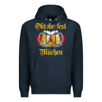 Navy Oktoberfest Munich Premium Hoodie - baoMotion