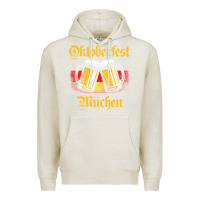 Oatmeal Heather Oktoberfest Munich Premium Hoodie - baoMotion