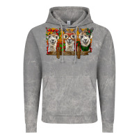 Cloud Rock Christmas alpacas Vintage Hoodie - BarkalooDesign