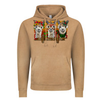 Vintage Camel Christmas alpacas Vintage Hoodie - BarkalooDesign