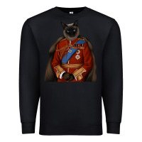 Black Pet Portraits, Custom Pet Portraits, Renaissance Pet Portraits, Custom Premium Sweatshirt - RanaPortraitStore