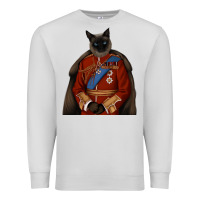 Dove Grey Pet Portraits, Custom Pet Portraits, Renaissance Pet Portraits, Custom Premium Sweatshirt - RanaPortraitStore