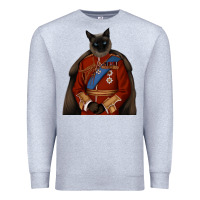 Heather Grey Pet Portraits, Custom Pet Portraits, Renaissance Pet Portraits, Custom Premium Sweatshirt - RanaPortraitStore