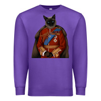Purple Pet Portraits, Custom Pet Portraits, Renaissance Pet Portraits, Custom Premium Sweatshirt - RanaPortraitStore