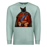 Seafoam Pet Portraits, Custom Pet Portraits, Renaissance Pet Portraits, Custom Premium Sweatshirt - RanaPortraitStore