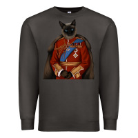 Smoke Pet Portraits, Custom Pet Portraits, Renaissance Pet Portraits, Custom Premium Sweatshirt - RanaPortraitStore