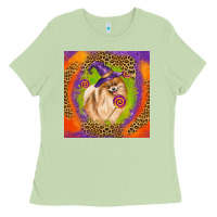 Matcha Halloween Pomeranian Dog Ladies Tee - LillyAllenDesigns
