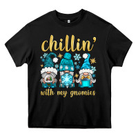 Black chillin' with my gnomies Heavy Core Tee - BundleAndBundleShop