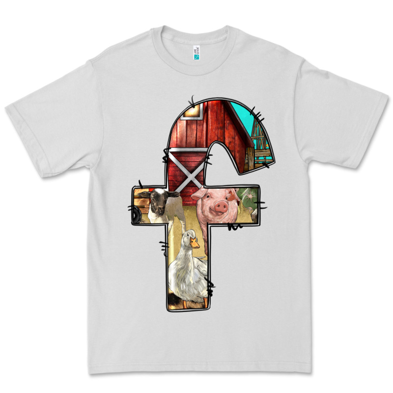 Farm Life Alphabet Lowercase Letters F Premium Tee by BundleAndBundleShop | Teevron