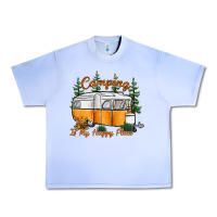 Grape Ice camping is my happy place Urban Heavy Tee - SublimationCraftShop