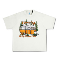 Pistachio camping is my happy place Urban Heavy Tee - SublimationCraftShop