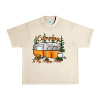 Sandshell camping is my happy place Urban Heavy Tee - SublimationCraftShop
