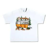 Camping Is My Happy Place Urban Heavy Tee | Teevron