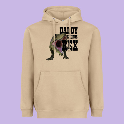 Daddy Saurus Rex Heavyweight Hoodie Designed By Bettercallsaul