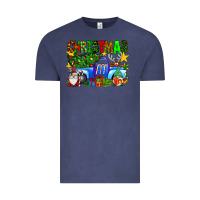 Vintage Denim christmas truck Vintage Tee - SublimationCraftShop