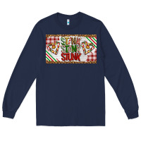 Navy Stink Stank Stunk Long Sleeve Tee - Artiststas