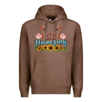 Chestnut be flamezing flamingo Premium Hoodie - BarkalooDesign