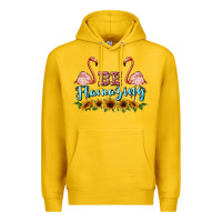 Lemon be flamezing flamingo Premium Hoodie - BarkalooDesign