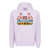 Lilac be flamezing flamingo Premium Hoodie - BarkalooDesign