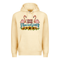 Pina Colada be flamezing flamingo Premium Hoodie - BarkalooDesign