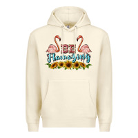 Sandshell be flamezing flamingo Premium Hoodie - BarkalooDesign