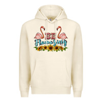 Tofu be flamezing flamingo Premium Hoodie - BarkalooDesign