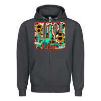 Smoke virgo turquoise cowhide Zipper Hoodie - RanaPortraitStore