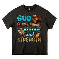 Asphalt God Is Our Refuge And Strength Heavy Core Tee - BundleAndBundleShop
