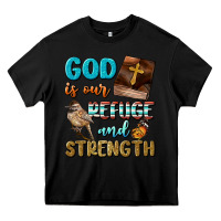 Black God Is Our Refuge And Strength Heavy Core Tee - BundleAndBundleShop