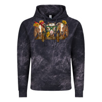 Cloud Black western goats Vintage Hoodie - BarkalooDesign