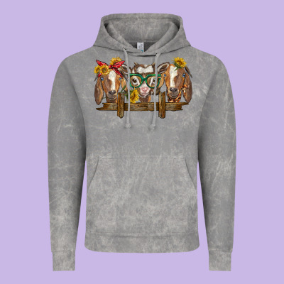 Western Goats Vintage Hoodie Designed By Barkaloodesign