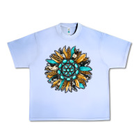 Grape Ice gemstone sunflower Urban Heavy Tee - RanaPortraitStore