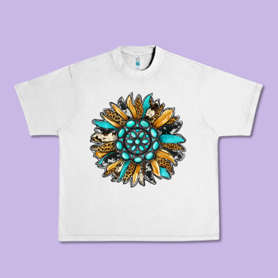 Gemstone Sunflower Urban Heavy Tee Designed By Ranaportraitstore