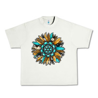 Pistachio gemstone sunflower Urban Heavy Tee - RanaPortraitStore